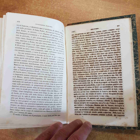 STORIA DELLA RIVOLUZIONE FRANCESE CONSOLATO E IMPERO 5 voll. THIERS 1845 FONTANA