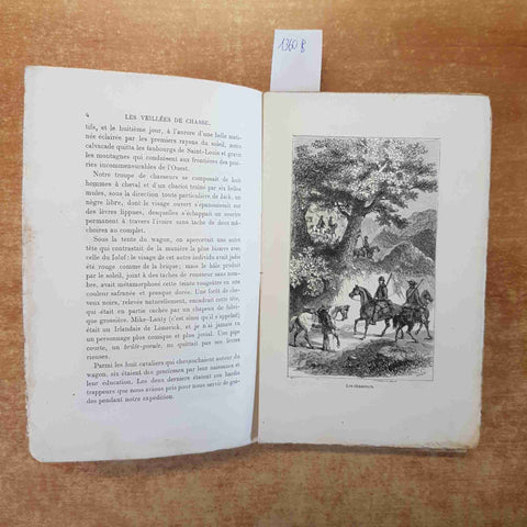 LES VEILLEES DE CHASSE PAR LE CAPITAINE MAYNE REID 1867 HACHETTE 43 vignettes