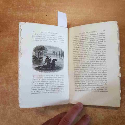 LES VEILLEES DE CHASSE PAR LE CAPITAINE MAYNE REID 1867 HACHETTE 43 vignettes