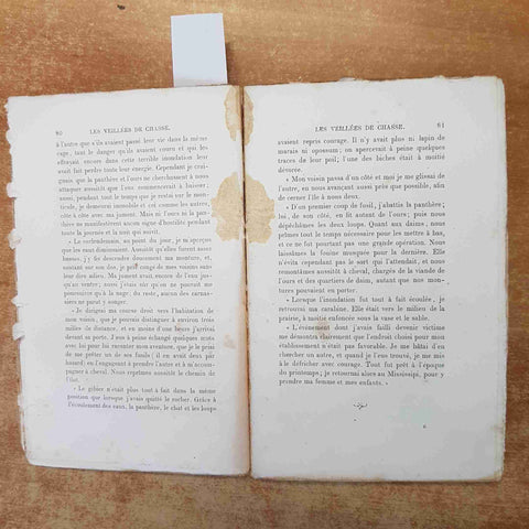 LES VEILLEES DE CHASSE PAR LE CAPITAINE MAYNE REID 1867 HACHETTE 43 vignettes