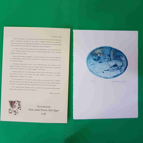 ACQUAFORTE ACQUATINTA ROCCO PROVENZANO guardiani del tempio LODI 87/100 + SCHEDA