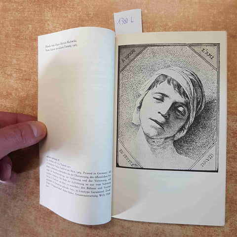 WEISS Die verfolgung und ermordung Jean Paul Marats unter anleitung des DE SADE