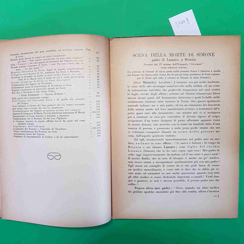 LA SCENA DEI TRE GIORNI NEL TEMPIO DI GERUSALEMME 1930 scritti neo-teosofici