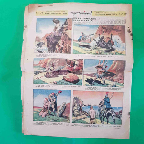 ARGENTOVIVO! ANNO II n°5 gennaio 1937 INCOMPLETO!!! AVVENTURE TAMARINDO IV