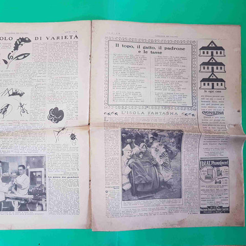 CORRIERE DEI PICCOLI 38 DEL 16 SETTEMBRE 1928 bonaventura, mio mao, petronilla