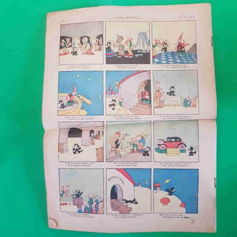 CORRIERE DEI PICCOLI 38 DEL 16 SETTEMBRE 1928 bonaventura, mio mao, petronilla