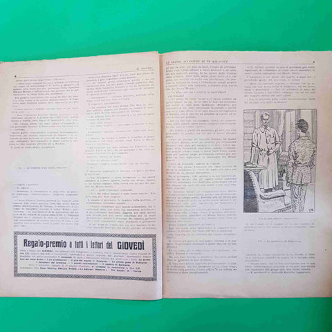IL GIOVEDI' settimanale n 76 DEL 6 GENNAIO 1929 avventure di un boy scout