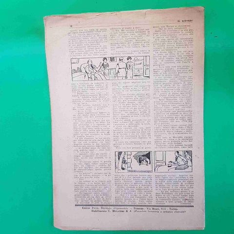 IL GIOVEDI' settimanale n 78 DEL 20 GENNAIO 1929 avventure di un boy scout