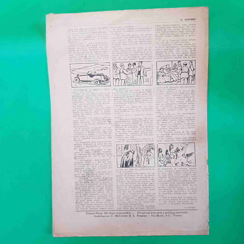 IL GIOVEDI' settimanale n 79 DEL 27 GENNAIO 1929 avventure di un boy scout