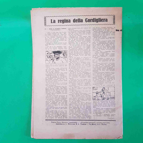 IL GIOVEDI' settimanale n 81 DEL 10 FEBBRAIO 1929 avventure di un boy scout
