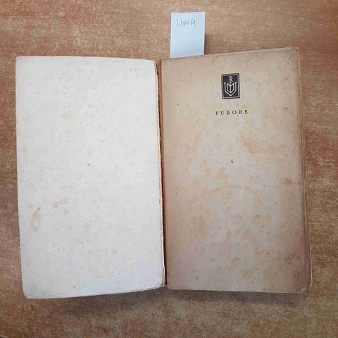 JOHN STEINBECK - FURORE 1° EDIZIONE 20 GENNAIO 1940 BOMPIANI da restaurare!!!