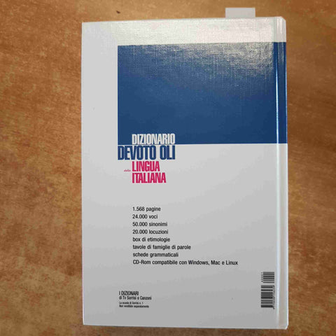 DIZIONARIO DEVOTO OLI DELLA LINGUA ITALIANA 2006/2007 CON CD-ROM LE MONNIER