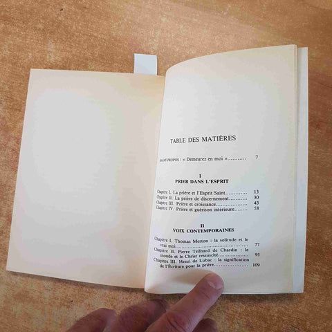 TEL UN VIEUX CHANT QU'ON FREDONNE LA PRIERE - ROBERT FARICY 1982 CERF