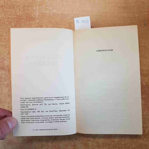 BALZAC - ILLUSIONS PERDUES 1966 GARNIER FLAMMARION