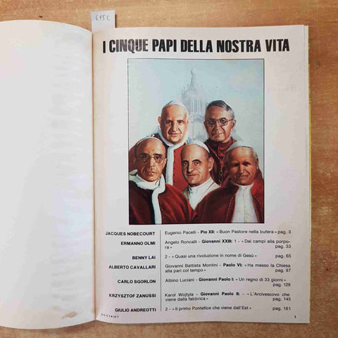 I CINQUE PAPI DELLA NOSTRA VITA DA PACELLI A WOJTYLA 1983 OGGI Pio XII Paolo VI