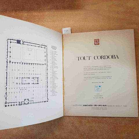 TOUT CORDOBA 120 PHOTOGRAPHIES 1984 ESCUDO DE ORO