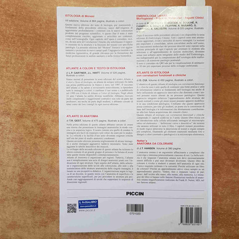 ESERCIZIARIO DI ANATOMIA MICROSCOPICA - NICOLETTA GAGLIANO 2021 PICCIN