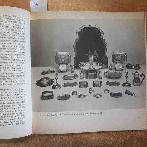 ARGENTI BIBLIOTECA DELL'AMATORE E DEL COLLEZIONISTA 1964 Richard Came - MURSIA