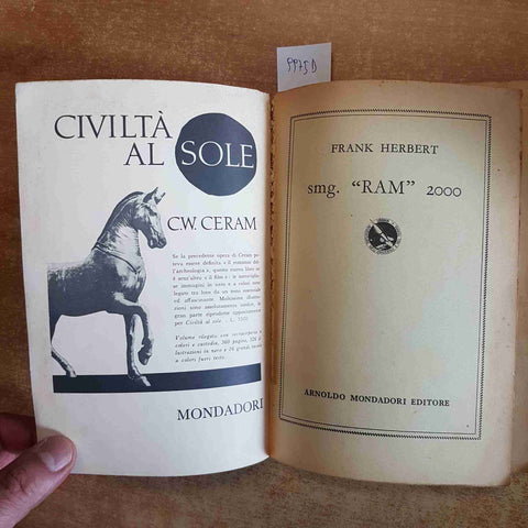 FRANK HERBERT - SMG. "RAM" 2000 URANIA MONDADORI 1959 FANTASCIENZA