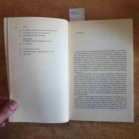 L'UNIVERSO ELEGANTE superstringhe dimensioni nascoste BRIAN GREENE 2003 EINAUDI