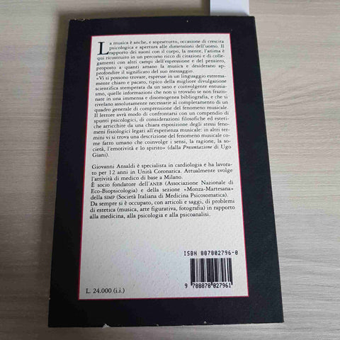LA LINGUA DEGLI ANGELI INTRODUZIONE ALL'ASCOLTO DELLA MUSICA - ANSALDI - 1997