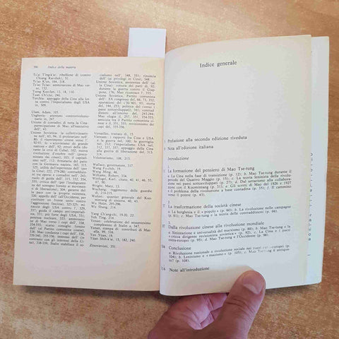 IL PENSIERO POLITICO DI MAO TSE-TUNG teorie e tattiche di rivoluzionario SCHRAM