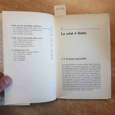 GIUSEPPE TURANI 1985-1995 IL SECONDO MIRACOLO ECONOMICO ITALIANO 1986 SPERLING
