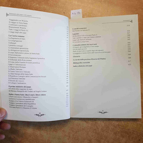 DIZIONARIO DEI PAPI E DEL PAPATO - ALCESTE SANTINI 2000 ELLEU MULTIMEDIA