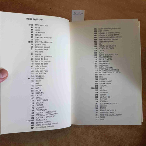 LE REGOLE DI TUTTI GLI SPORT diagram group 1984 IDEALIBRI