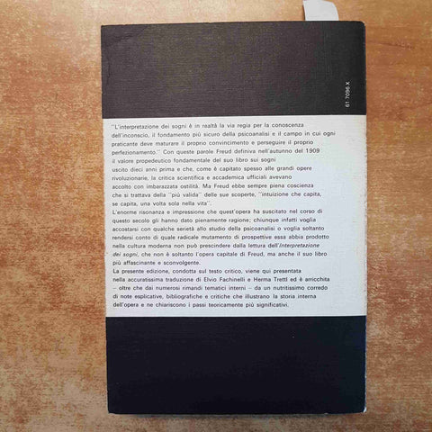 SIGMUND FREUD - L'INTERPRETAZIONE DEI SOGNI corpus freudiano minore 2 BORINGHIE