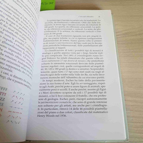 UNA VIA DI FUGA geometria moderna PIERGIORGIO ODIFREDDI 2011 MONDADORI 1°edizion