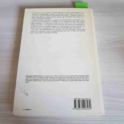LA MORTE E' DI VITALE IMPORTANZA - ELISABETH KUBLER ROSS ARMENIA 1997 fine vita
