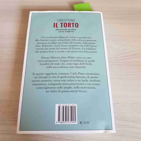IL TORTO DICIASSETTE GRADINI VERSO L'INFERNO DONATO BILANCIA - CARLO PIANO E/O