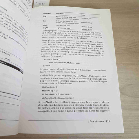 PROGRAMMARE CON VISUAL BASIC 4 - GERARD FRANTZ - APOGEO - 1996