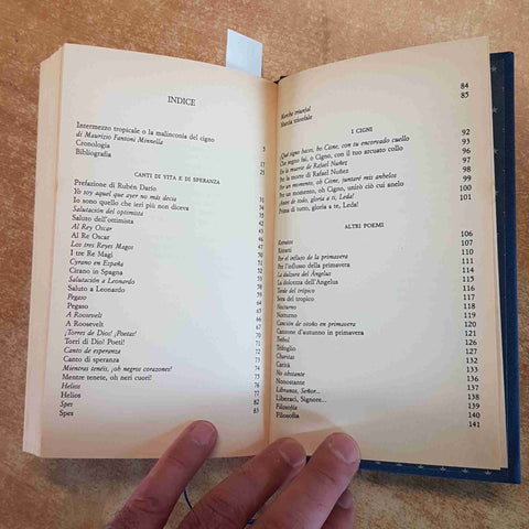 RUBEN DARIO CANTI DI VITA E DI SPERANZA i grandi classici della poesia FABBRI