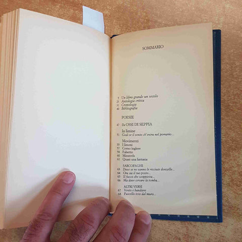 EUGENIO MONTALE - POESIE i grandi classici della poesia FABBRI