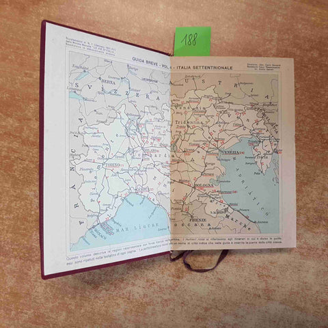GUIDA BREVE ITALIA SETTENTRIONALE CENTRALE MERIDIONALE 1937/40 TOURING 3 VOLUMI