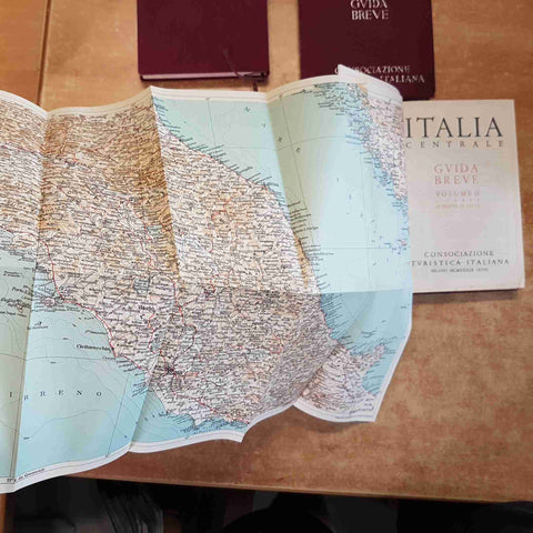GUIDA BREVE ITALIA SETTENTRIONALE CENTRALE MERIDIONALE 1937/40 TOURING 3 VOLUMI