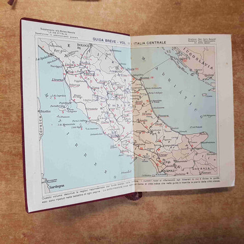 GUIDA BREVE ITALIA SETTENTRIONALE CENTRALE MERIDIONALE 1937/40 TOURING 3 VOLUMI