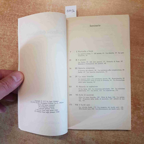 ISAAC ASIMOV - IL COLLASSO DELL'UNIVERSO 1988 MONDADORI astronomia pulsar