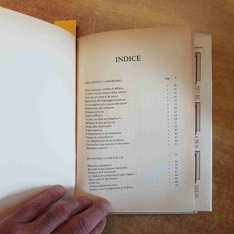 I MILANESI E L'UMORISMO come da noi si rideva ALBERTO LORENZI 1981 MERAVIGLI