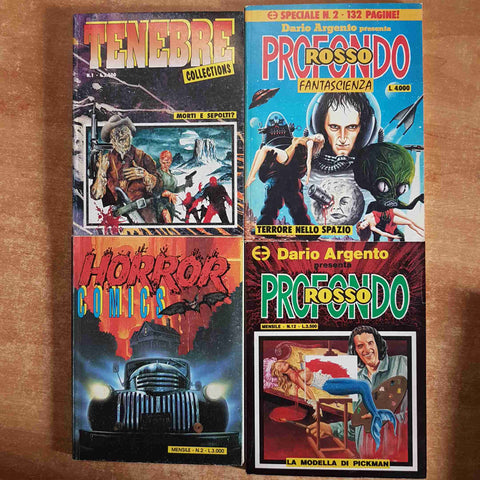 LOTTO 4 FUMETTI HORROR Dario Argento presenta Profondo Rosso, Tenebre...(40