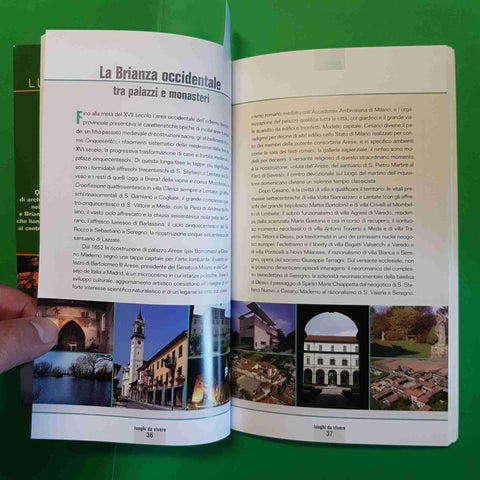 MONZA E BRIANZA luoghi da vivere 2009 GUIDA TURISTICA una provincia da scoprire