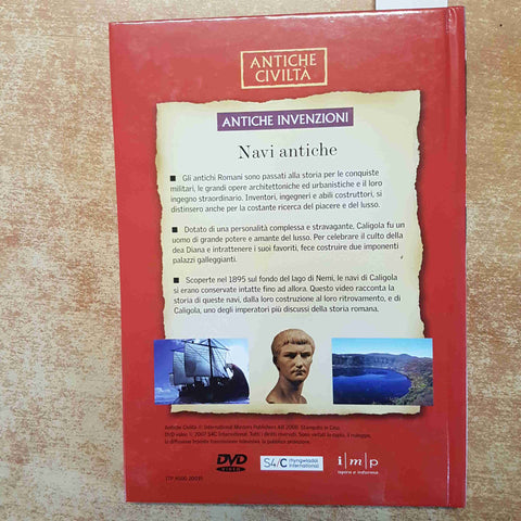 NAVI ANTICHE PALAZZI GALLEGGIANTI antiche civilta' n°9 LIBRO + DVD 2008