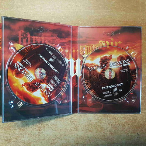 ANGELI E DEMONI 2 DVD extended cut TOM HANKS DAN BROWN RON HOWARD 2009 SONY