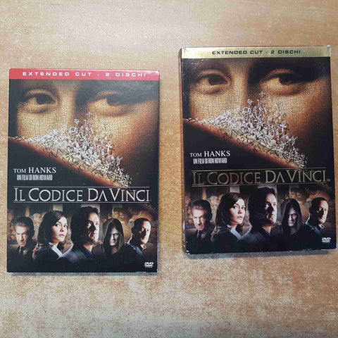 IL CODICE DA VINCI 2 DVD extended cut TOM HANKS DAN BROWN RON HOWARD 2006 SONY