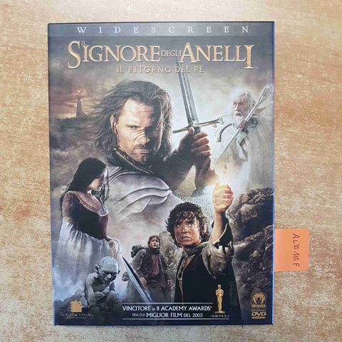 IL SIGNORE DEGLI ANELLI IL RITORNO DEL RE 2 DVD WIDESCREEN TOLKIEN MORTENSEN