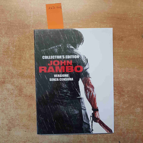 JOHN RAMBO COLLECTOR'S EDITION 2 DVD versione senza censura STALLONE SIGILLATO!