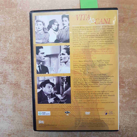 VITA DA CANI DVD ALDO FABRIZI MARCELLO MASTROIANNI LOLLOBRIGIDA STENO MONICELLI