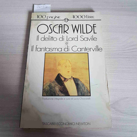 IL DELITTO DI LORD SAVILE IL FANTASMA DI CANTERVILLE - OSCAR WILDE - NEWTON-1993